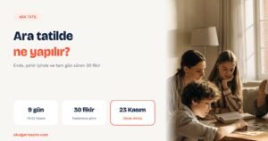 Ara tatilde ne yapılır: evde birlikte kitap okuyan ve oyun oynayan aile